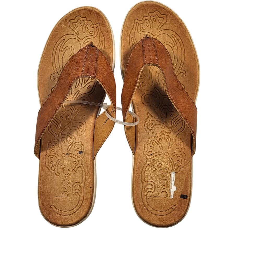 New B.O.C. born  Zita flip-flops in brown T Sandals Women size 11